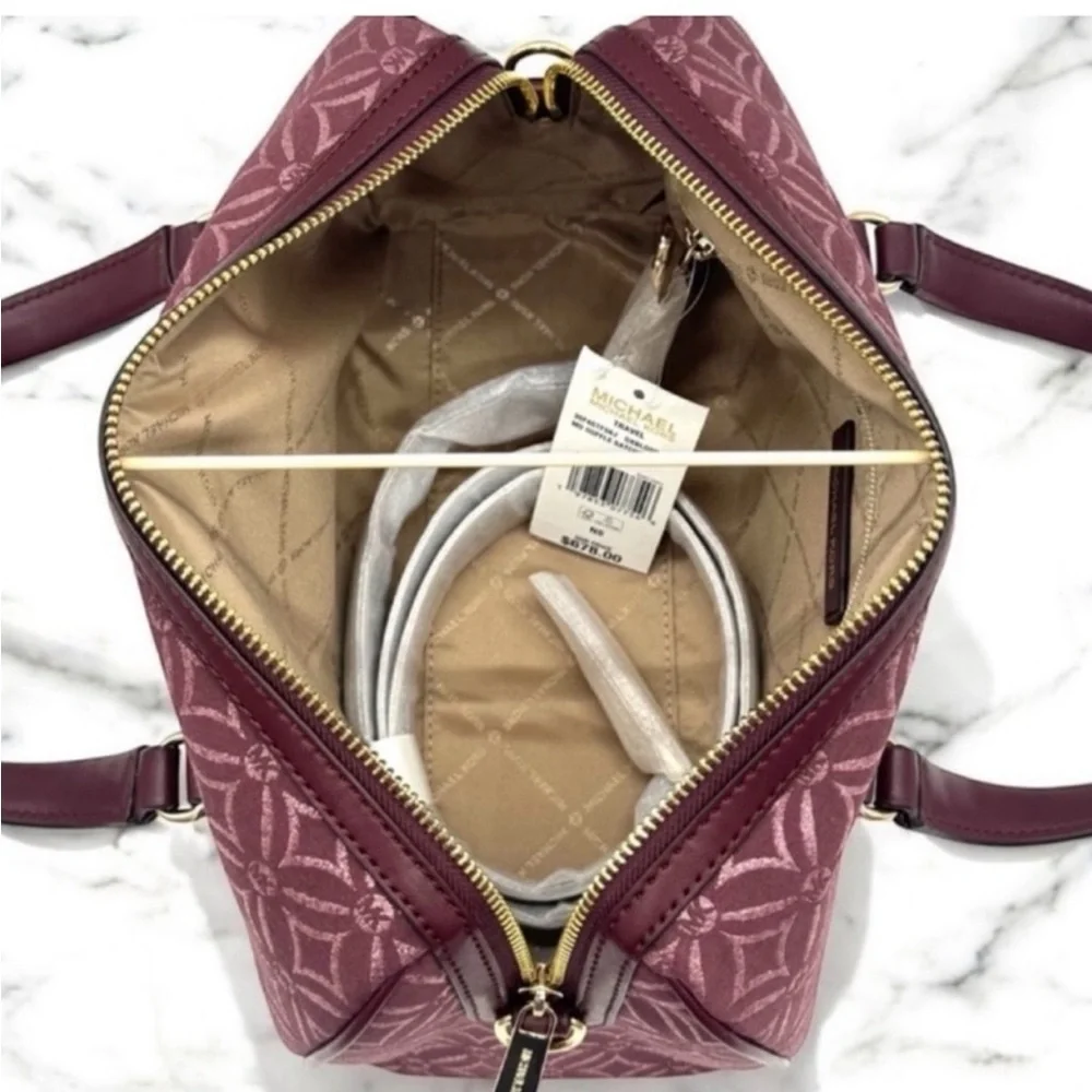 MICHAEL KORS MEDIUM DUFFLE SATCHEL CROSSBODY BAG